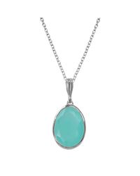 Juvi Designs - Multicolor Baja Silver Pendant With Aqua Chalcedony - Lyst
