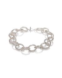 Karen Fox - Multicolor Oval Ruffle Link Necklace - Lyst