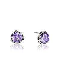 Peter Thomas Roth Fine Jewelry - Purple Fantasies Lavender Amethyst Sterling Stud Earrings - Lyst