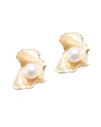 Betty Balaba - Multicolor White Pearl Of Africa Stud Earrings - Lyst
