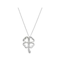 London Road Jewellery - Multicolor White Gold Diamond Enchanted Four Leaf Clover Pendant - Lyst