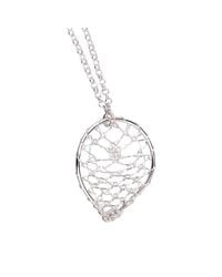 Tamsin Francesca Jewellery - Metallic Elan Curved Lace Pendant - Lyst