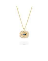 Michal Bendzel Friedman Jewelry Design - Metallic Tal Blue Sapphire 18kt Gold Necklace - Lyst