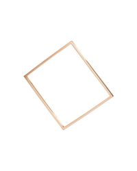 AWU Fine Jewelry - Multicolor Rose Gold Square Bangle | - Lyst