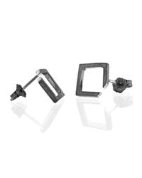 Ilda Design - Multicolor Square Oxidised Earrings - Lyst
