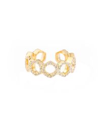 Joanna Laura Constantine - Metallic Pave Nut Ring - Lyst