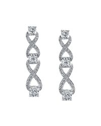 Harry Kotlar - Metallic Kotlar Cushion Diamonds Chantilly Drop Earrings - Lyst