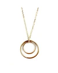 FRAN REGAN JEWELLERY - Metallic Pendant Vermeil Double Loop On Silver Chain - Lyst