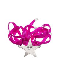 Kate Chell Jewellery - Pink Ribbon Star Necklace - Lyst
