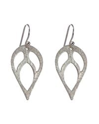 Sima Vaziry - Metallic Bloom Silver Earrings - Lyst