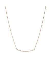 Verifine London - Multicolor Diamond Bar Necklace In White Gold - Lyst