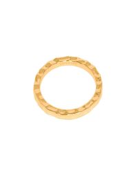 Murkani Jewellery - Metallic Gold Free Layering Ring - Lyst