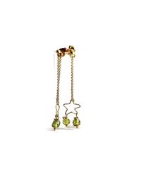 Anna Moltke-Huitfeldt - Metallic 18kt Yellow Gold Peridot Fairtrade Star Earrings - Lyst