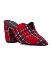 Jeffrey Campbell - Complete Mule Red Tartan - Lyst