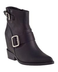 Jeffrey Campbell - Wenda Ankle Boot Black Leather - Lyst