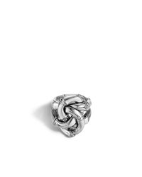 John Hardy | Metallic Knot Ring | Lyst