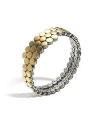 John Hardy | Metallic Double Coil Bracelet | Lyst
