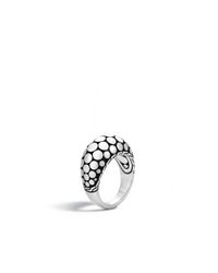 John Hardy | Metallic Dome Ring | Lyst