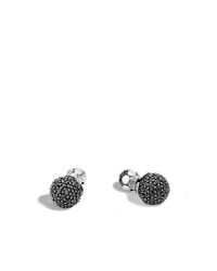 John Hardy | Reversible Stud Earring With Black Sapphire | Lyst