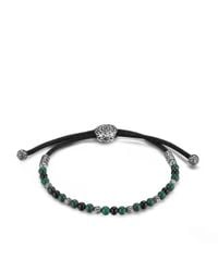 John Hardy | Classic Chain Bead Bracelet With Black Onyx And Malachite for Men | Lyst
