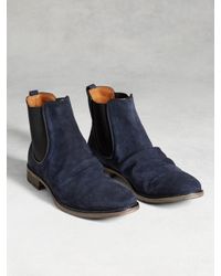 John Varvatos | Blue Fleetwood Classic Chelsea Boot for Men | Lyst