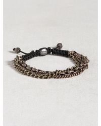John Varvatos | Metallic Multi-chain Sterling Silver Bracelet for Men | Lyst