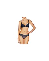 Stella McCartney | Blue Stella Lace Thong | Lyst