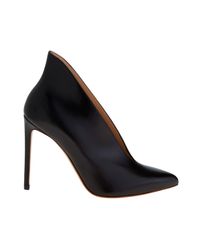 Francesco Russo Nappa Kiss High Back Black Pump