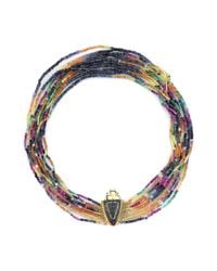 Daniela Villegas - Blue Arcoiris Rainbow Necklace - Lyst