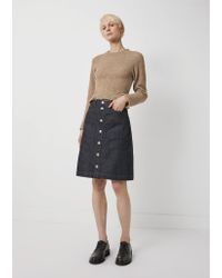 A.P.C. Blue Therese Skirt