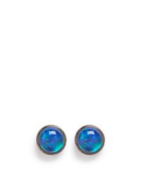 Astley Clarke | Blue 'opal Uranus' 14k Gold Stud Earrings | Lyst