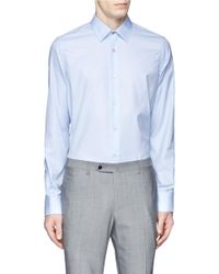 Paul Smith | Blue Cotton Twill Shirt for Men | Lyst