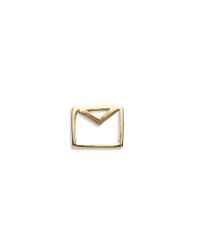 Loquet London | Metallic 18k Yellow Gold Envelope Charm - Love Letters | Lyst