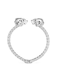 Alexander McQueen | Metallic Double Skull Crystal Bangle | Lyst