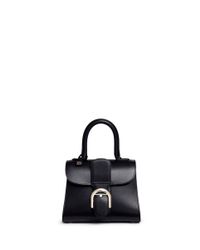 Delvaux | Black 'brillant Mini' Box Calf Leather Bag | Lyst