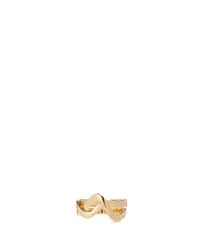 Elizabeth and James | Metallic 'sueno' Wavy Double Band Ring | Lyst