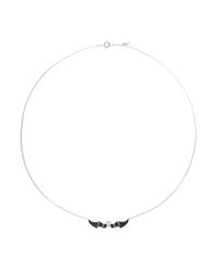 Bao Bao Wan | Black 'little Bat' 18k Gold Diamond Necklace | Lyst
