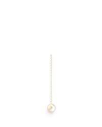 Shihara | Metallic 'half Pearl 45°' Akoya Pearl 18k Yellow Gold Single Earring | Lyst
