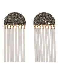 Lele Sadoughi - Multicolor Crystal Comb Earrings - Lyst