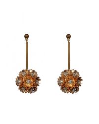 Lele Sadoughi - Metallic Plumeria Drop Earring - Lyst