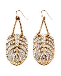 Lulu Frost | Metallic Goldtone Drift Earring - Large | Lyst