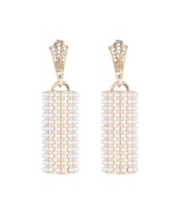 Lulu Frost - Metallic Ursula Pearl Drop Earring - Lyst
