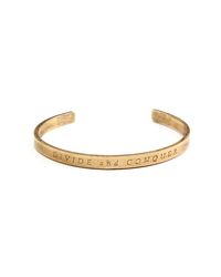 Lulu Frost - Metallic G. Frost Divide And Conquer Cuff - Lyst