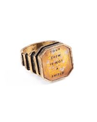 Lulu Frost | Metallic George Frost G. Frost Frohawk Crew Ring for Men | Lyst