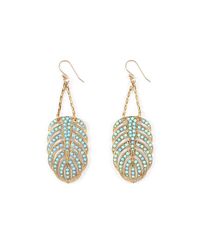Lulu Frost - Multicolor Hibiscus Earrings - Turquoise - Lyst
