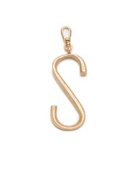 Lulu Frost - Metallic #letter S Charm - Lyst