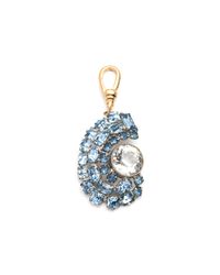 Lulu Frost - Blue Vintage Wave Crystal Charm - Lyst