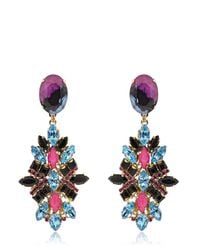 Erickson Beamon | Purple Girls On Film Earrings | Lyst