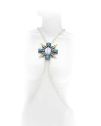 Erickson Beamon | Metallic Girls On Film Body Harness | Lyst