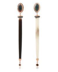 Daniela Villegas | Black Spike Earrings | Lyst